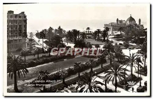 Ansichtskarte AK Nice Jardin Albert 1er Et Jetee Promenade