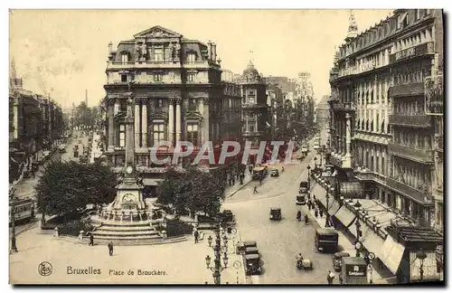 Cartes postales Bruxelles Place De Brouckere