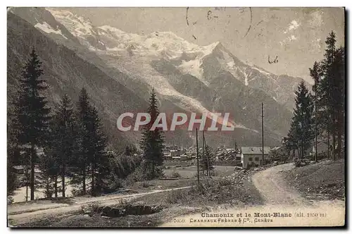 Cartes postales Chamonix Et Le Mont Blanc