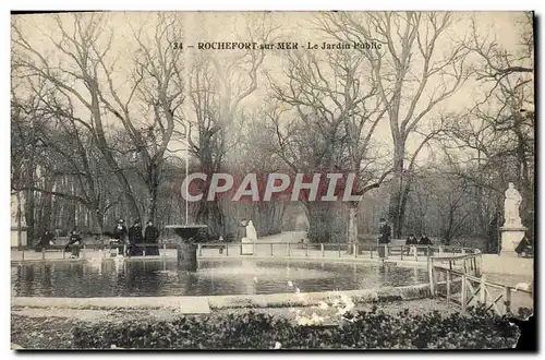 Cartes postales Rochefort Sur Mer Le Jardin Public