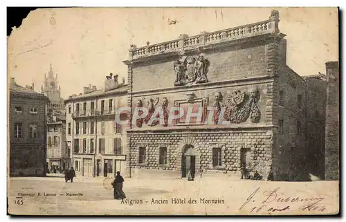 Cartes postales Avignon Ancien Hotel Des Monnaies