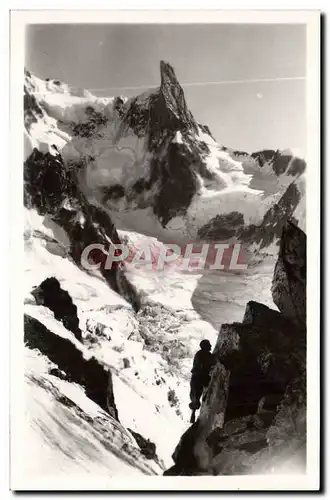 Cartes postales moderne L&#39Aiguille De Geant Alpinisme