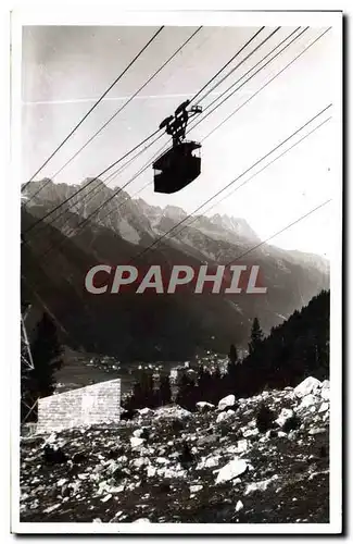 Cartes postales moderne Teleferique De I&#39Aiguille Du Midi