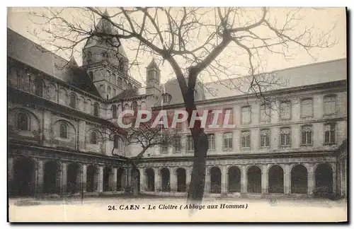 Cartes postales Caen Le Cloitre Abbaye aux hommes