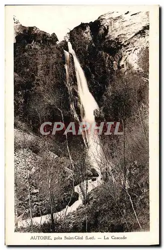 Ansichtskarte AK Autoire Pres Saint Cere La cascade