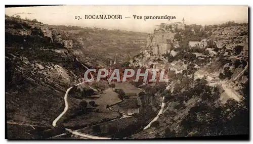Cartes postales Rocamadour Vue Panoramique