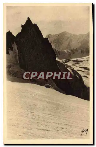 Cartes postales Massif Du Mont Blanc Glacier Du Geant La Vierge