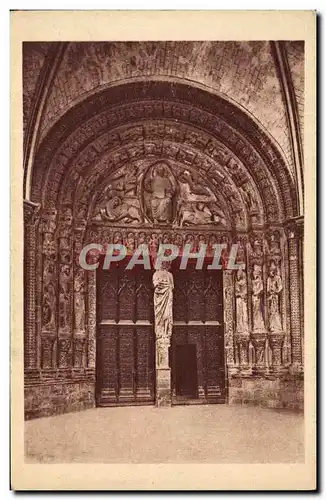 Ansichtskarte AK Bourges La Cathedrale Portail Nord