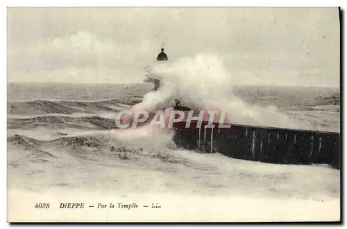 Cartes postales Dieppe Par la Tempete