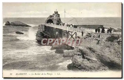 Cartes postales Biarritz Le Rocher de la Vierge