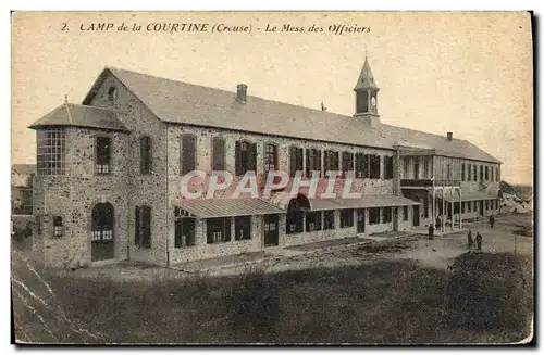 Cartes postales Camp de la Courtine Le Mess de Officiers Militaria