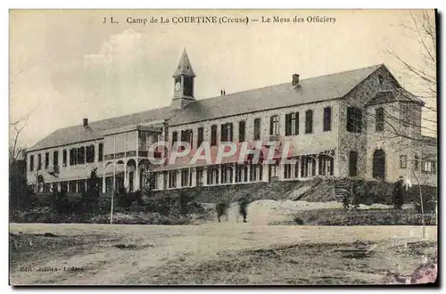 Cartes postales Camp de la Courtine Le Mess de Officiers Militaria