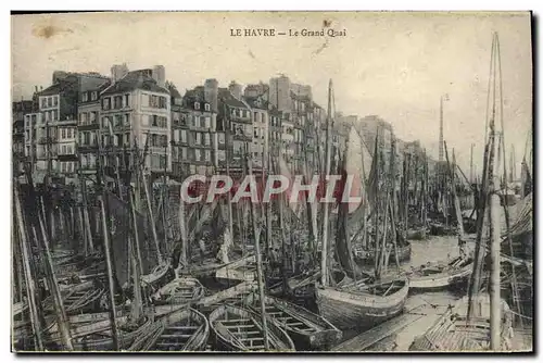 Ansichtskarte AK Le Havre Le Grand Quai Bateaux