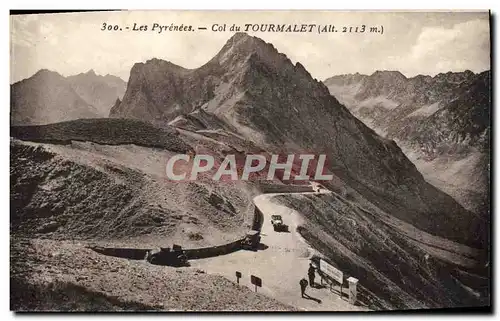 Cartes postales Les Pyrenees Col du Tourmalet