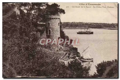 Cartes postales Les Bords de la Rance Le Chene Vert Chateau Bateaux