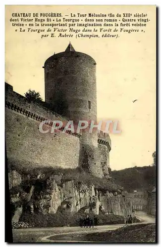 Ansichtskarte AK Chateau de Fougeres La Tour Melusine