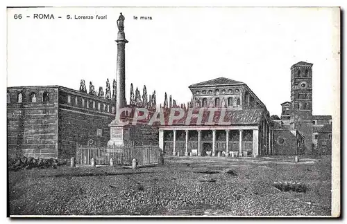 Cartes postales Roma S Loenzo fouri le mura