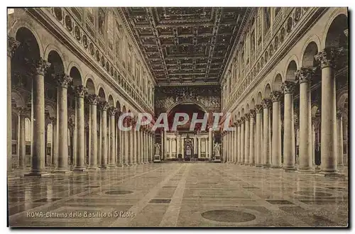 Cartes postales Roma L&#39inerno della basilica di S Paolo