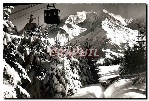 Cartes postales moderne Teleferique au pays du Mont Blanc