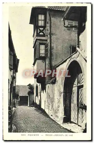 Cartes postales Riquewihr Maison Adrihof de 1442