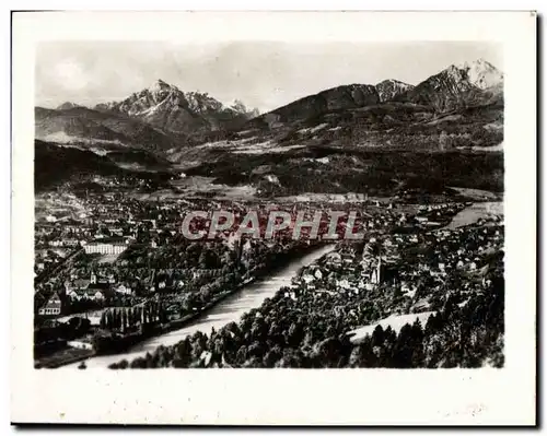 Cartes postales moderne Innsbruck gegen Suden mit Serles und Nockspitze