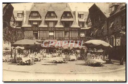 Cartes postales Deauville la Plage Fleurie