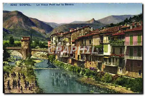 Cartes postales Sospel Le Vieux Pont sur la Bevera