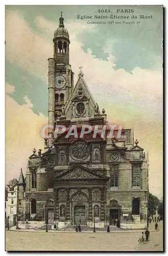 Cartes postales Paris Eglise Saint Etienne du Mont