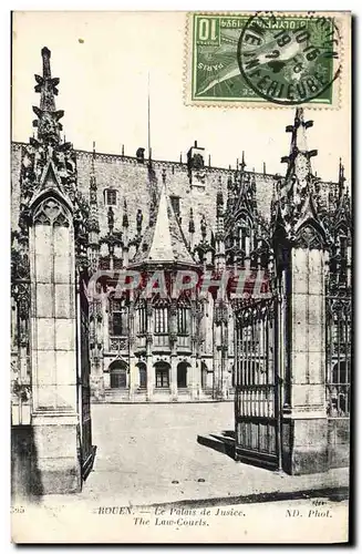 Cartes postales Rouen Le Palais de Jusice