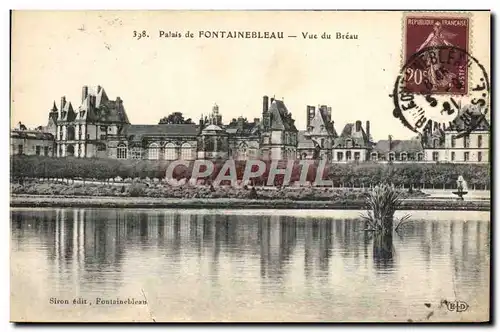 Cartes postales Palais de Fontainebleau Vue du Breau