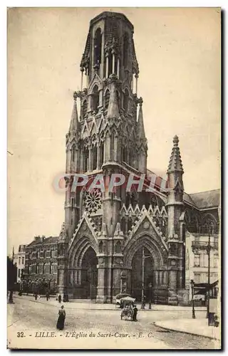 Cartes postales Lille L'Eglise du Sacre Coeur