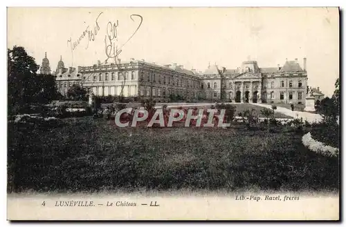 Cartes postales Luneville Le Chateau