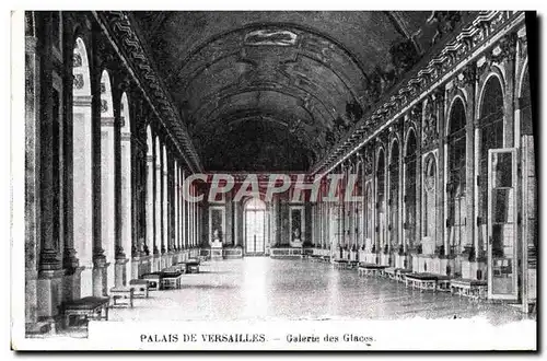 Cartes postales Palais de Versailles Galerie des Glaces