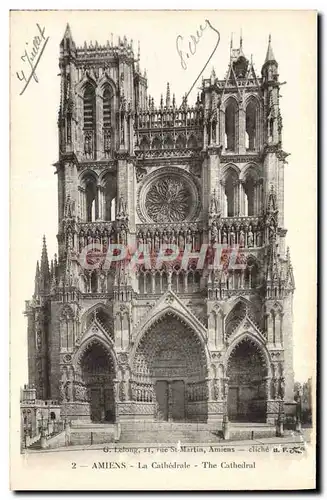 Cartes postales Amiens La Cathedrale