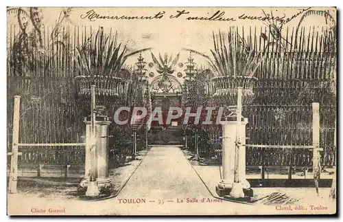 Cartes postales Toulon La Salle d&#39Armes Militaria