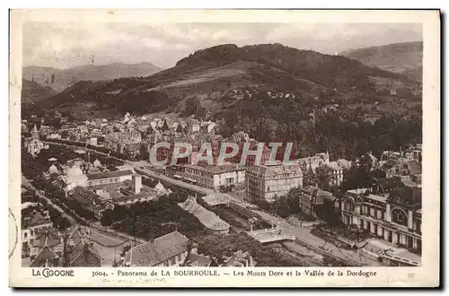 Ansichtskarte AK Panorama de La Bourboule Les Monts Dore et la Vallee de la Dordogne