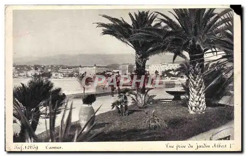 Cartes postales Cannes Vue prise du jardin Albert 1er