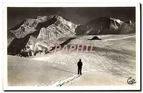 Moderne Karte Paysages et Sports d&#39hiver Les Pistes de skis