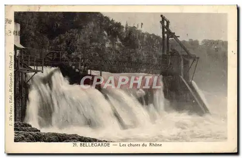 Cartes postales Bellegarde Les Chutes du Rhone