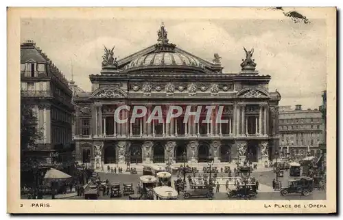 Cartes postales Paris La Place de L&#39Opera