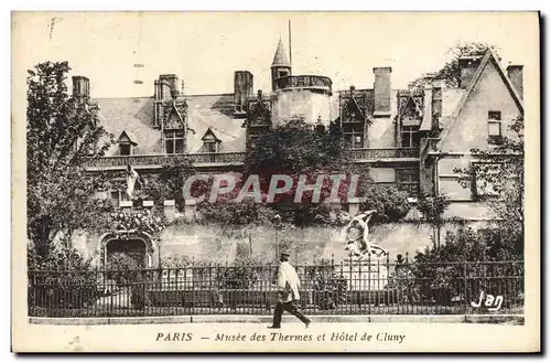 Ansichtskarte AK Paris Musee des Thermes et Hotel de Cluny