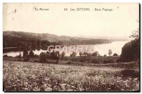 Ansichtskarte AK En Morvan Les Settons Beau Paysage