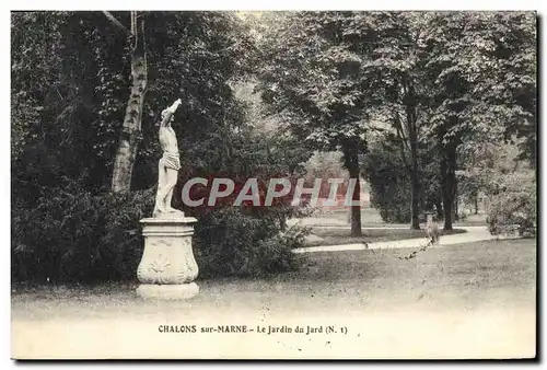 Ansichtskarte AK Chalons sur Marne Le Jardin du Jard