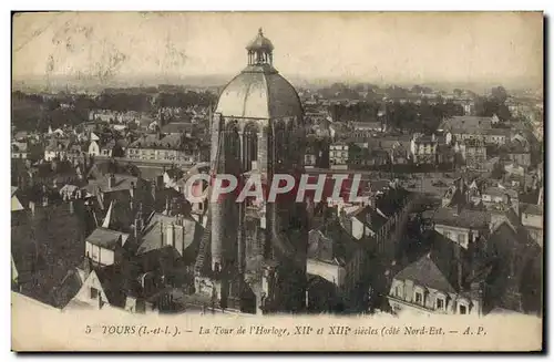 Cartes postales Tours La Tour de l&#39Horloge