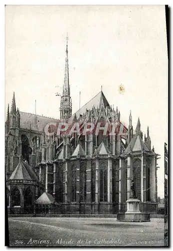 Cartes postales Amiens Abside de la Cathedrale