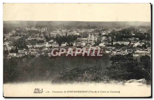 Ansichtskarte AK Panorama de Fontainebleau Vue de la croix du calvaire