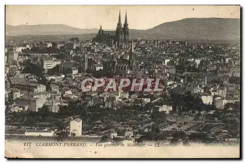 Cartes postales Clermont Ferrand Vue generale de Montfujet