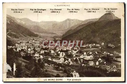 Cartes postales Le Mont Dore Ve generale