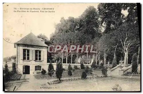 Cartes postales Environs de Rouen Croisset Le pavillon de Flaubert Vue du jardin