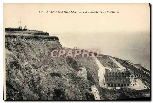 Cartes postales Sainte Adresse La Falaise et l&#39Hotellerie